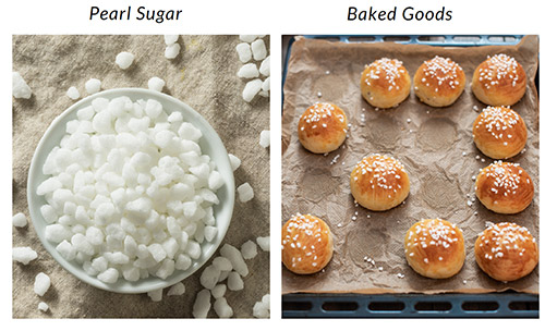 pearl sugar & baked goods
