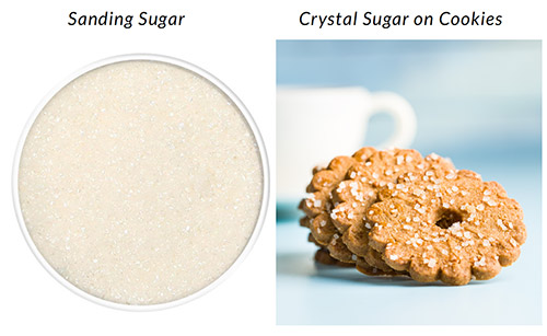sanding & crystal sugar